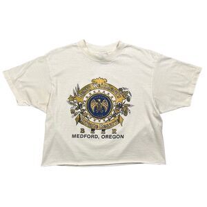 Vintage 1980s Cropped Private Reserve Beer T-Shirt